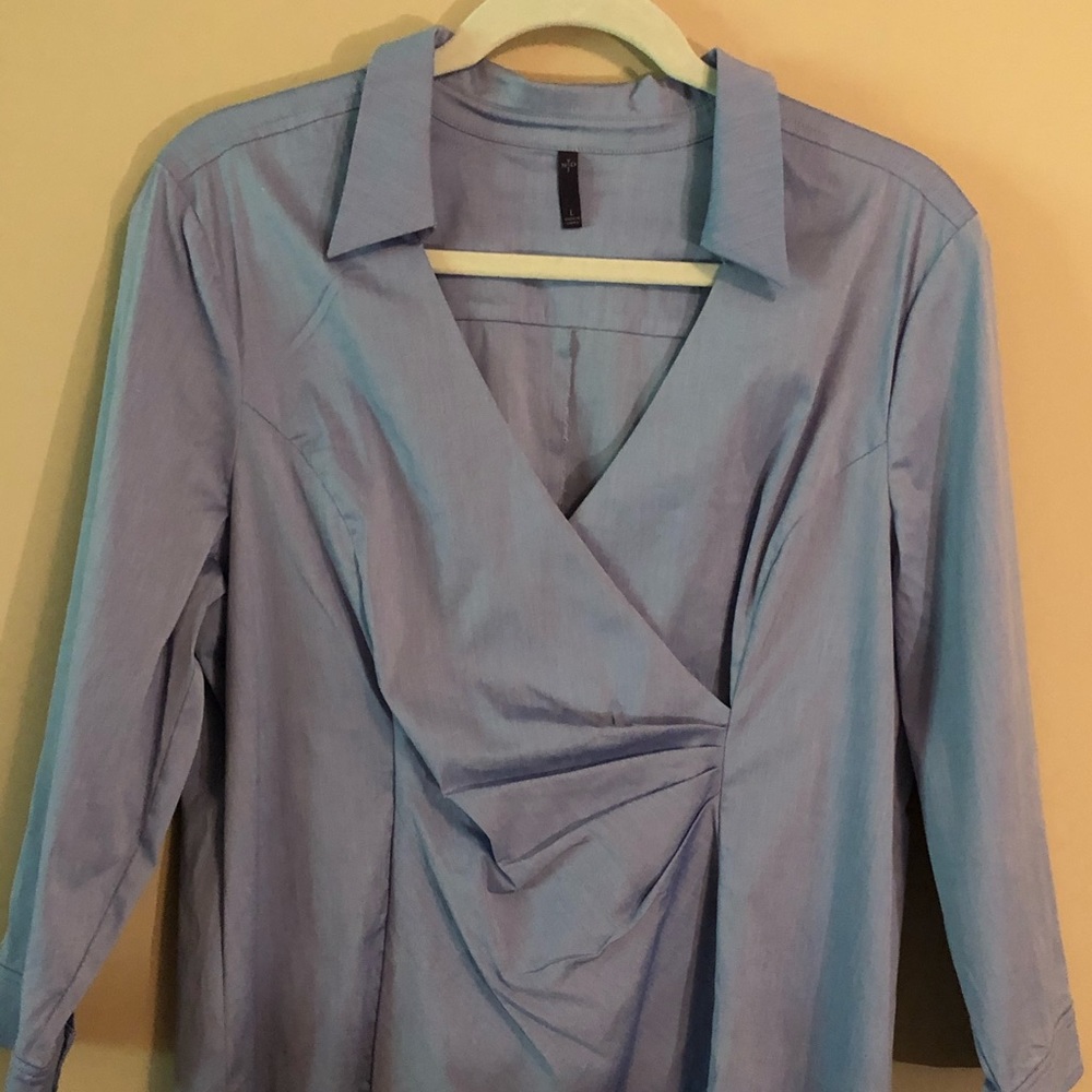 NYDJ blouse - faux wrap